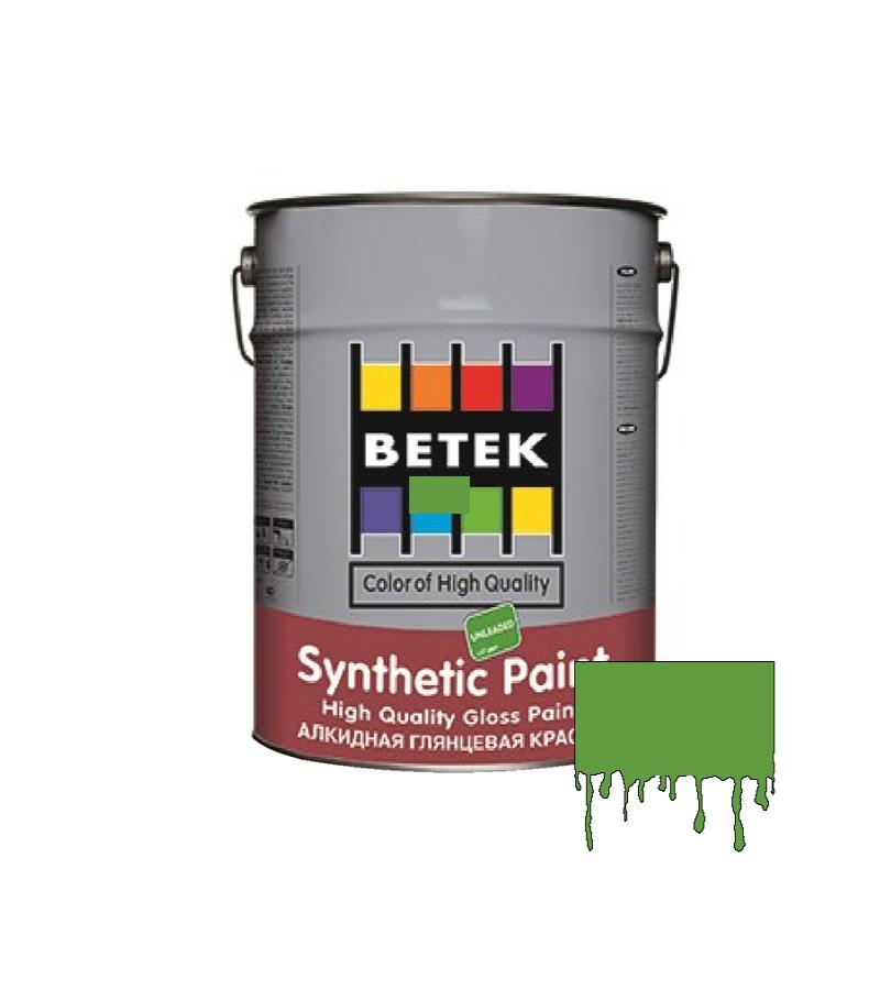 საღებავი Betek Synth. Paint  0.75ლტ #18 Green — ზეთის საღებავი