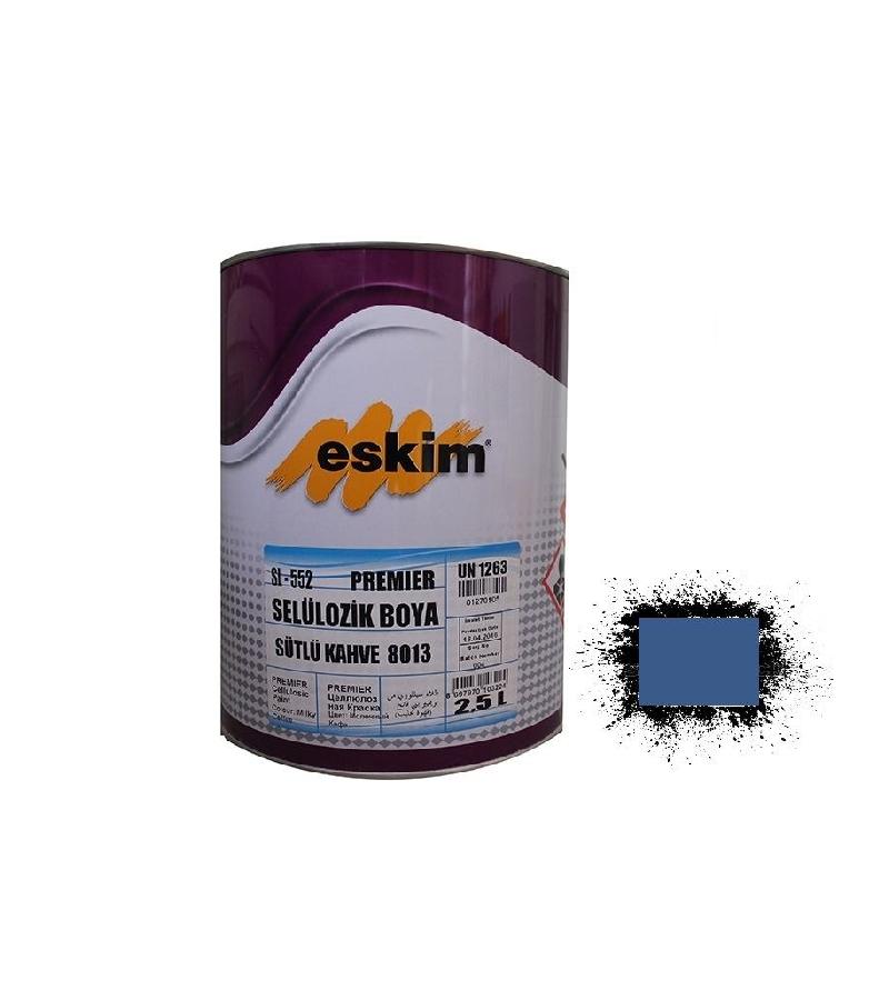 საღებავი Eskim Cellulozik Paint (5009) პარლ. ლურჯი 2.5ლტ — ზეთის საღებავი