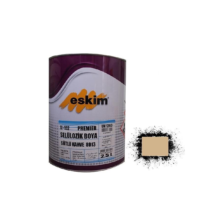 საღებავი Eskim Cellulozik Paint (8013) ღია ყავისფერი 2.5ლტ — ზეთის საღებავი