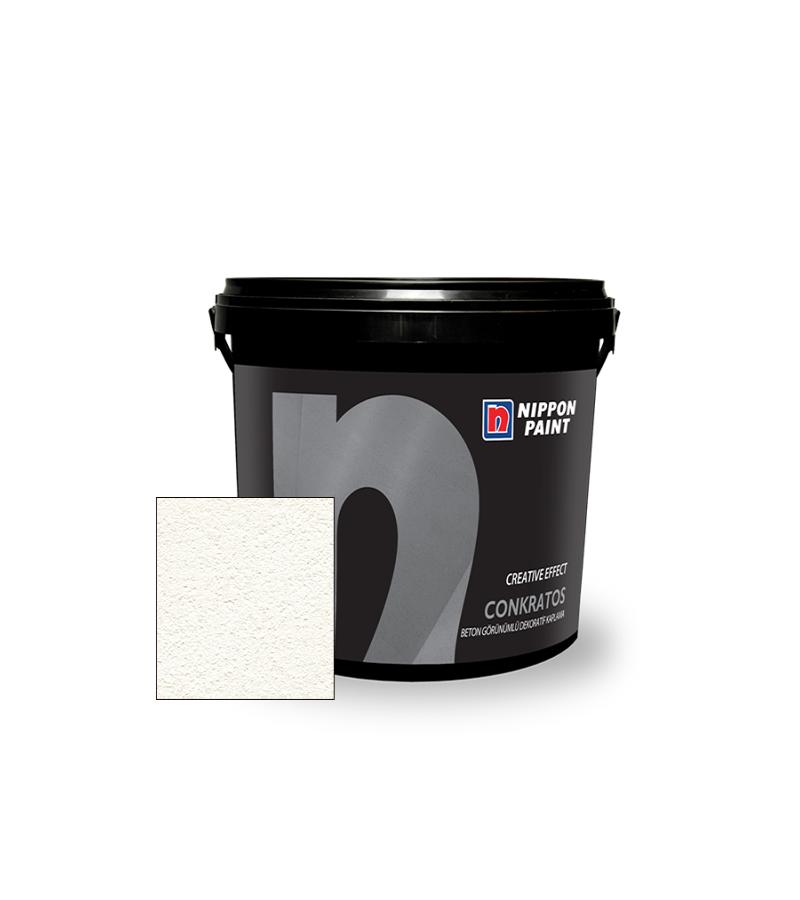დეკორატიული საღებავი  NIPPON  CONKRATOS PONZA (WHITE)   25კგ — დეკორატიული საღებავი