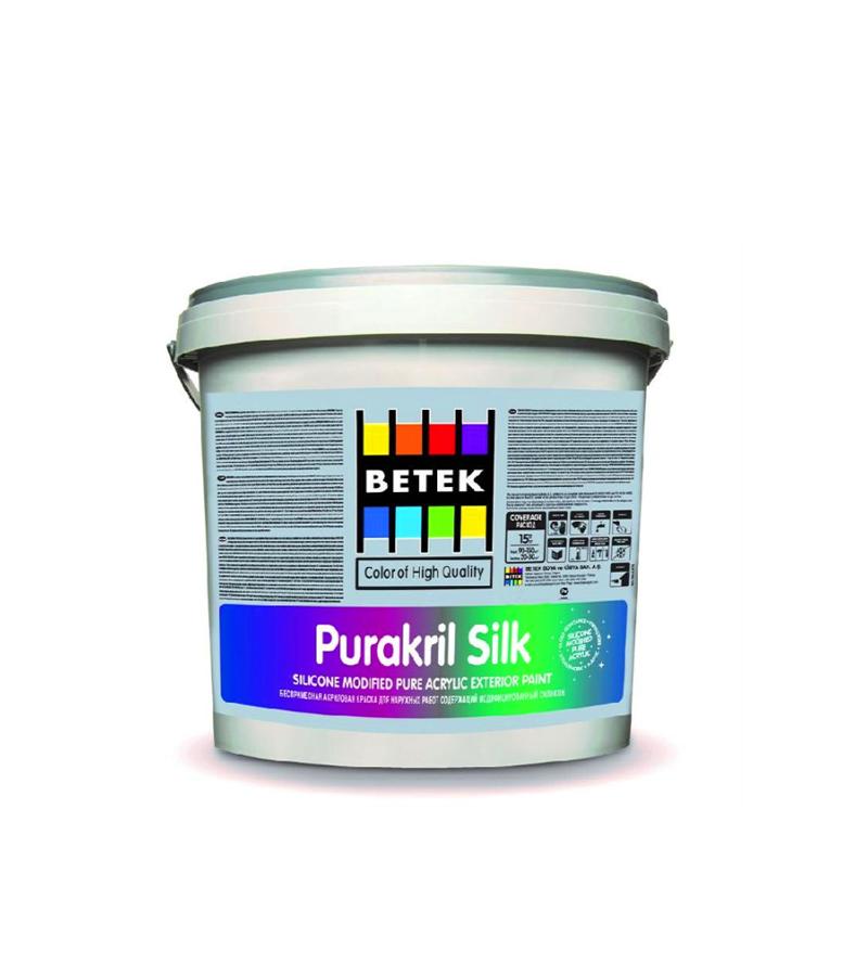 საღებავი  Betek  PURAKRILL  SILK   RG 4  7.5ლტ — ექსტერიერის საღებავი