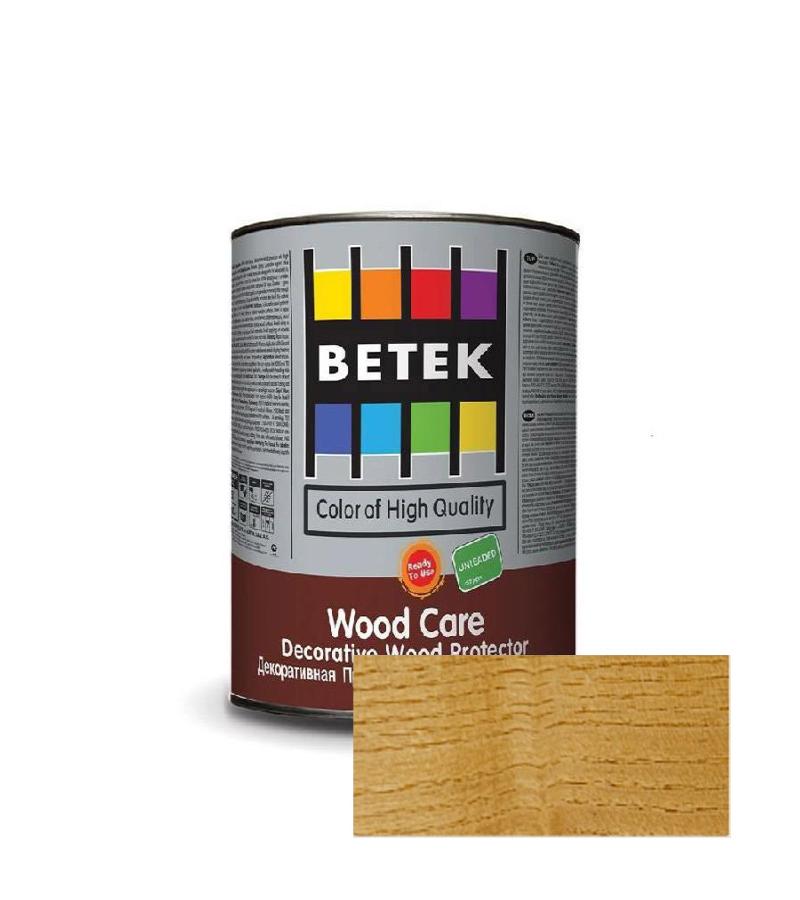 ლაქი Betek Wood Care 0.75ლტ #1000 Transparent — ხის საფარი