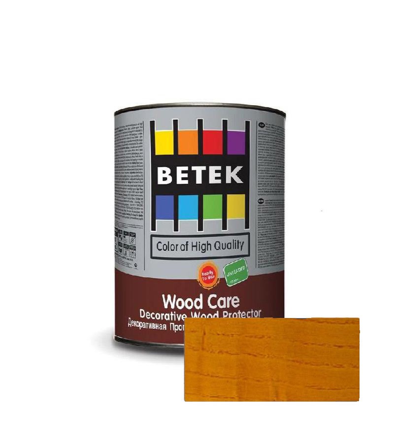 ლაქი Betek Wood Care 2.5ლტ #1008 Yellow Oak — ხის საფარი