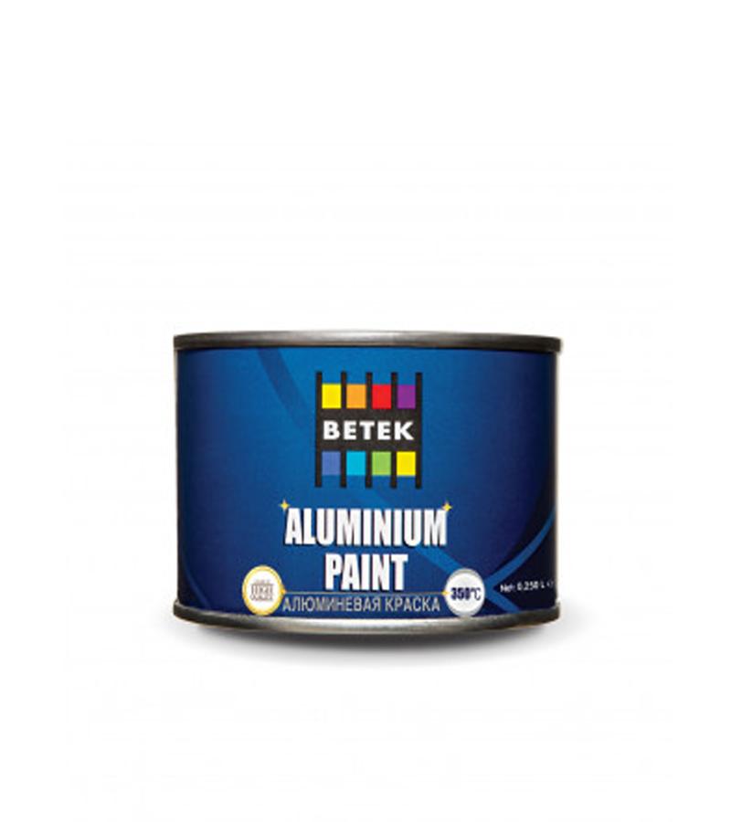საღებავი Betek Aluminium Paint Silver 0.25ლტ. — მეტალის საღებავები