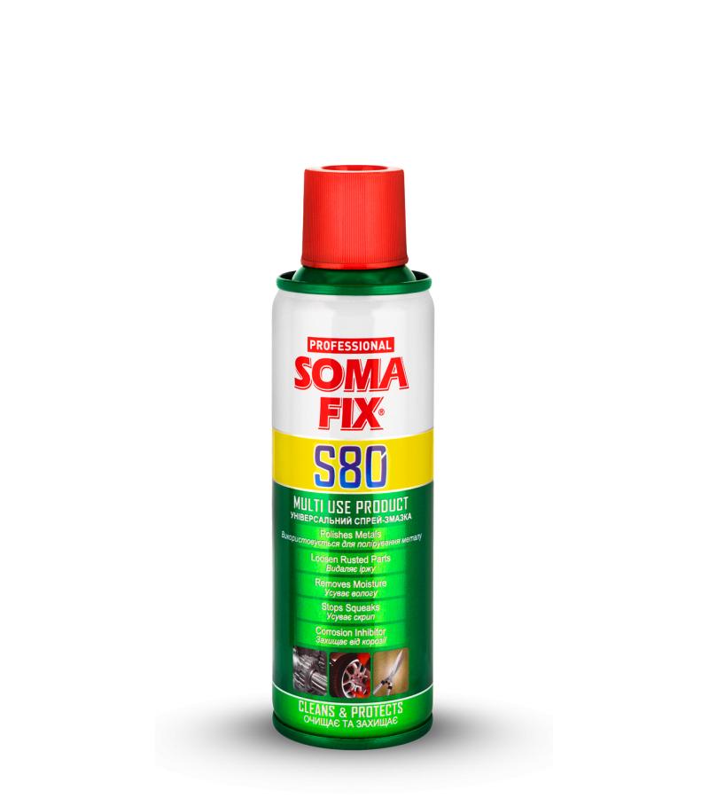 უნიველსალური სპრეი MULTI USE PRODUCT S80 280 მლ SomaFix — სპრეი საღებავი