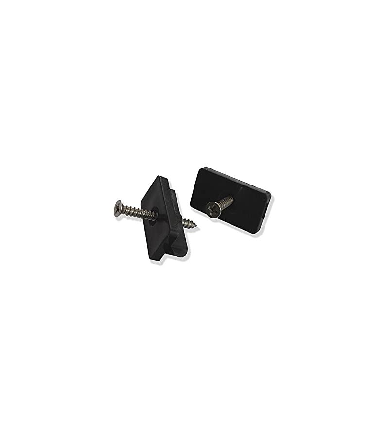 პლას. დამჭერი ჭანჭიკით სისტემა დეკი #Plastic clips for decking ფერი #HS105 Coffe Color — ანკერი და დუბელი