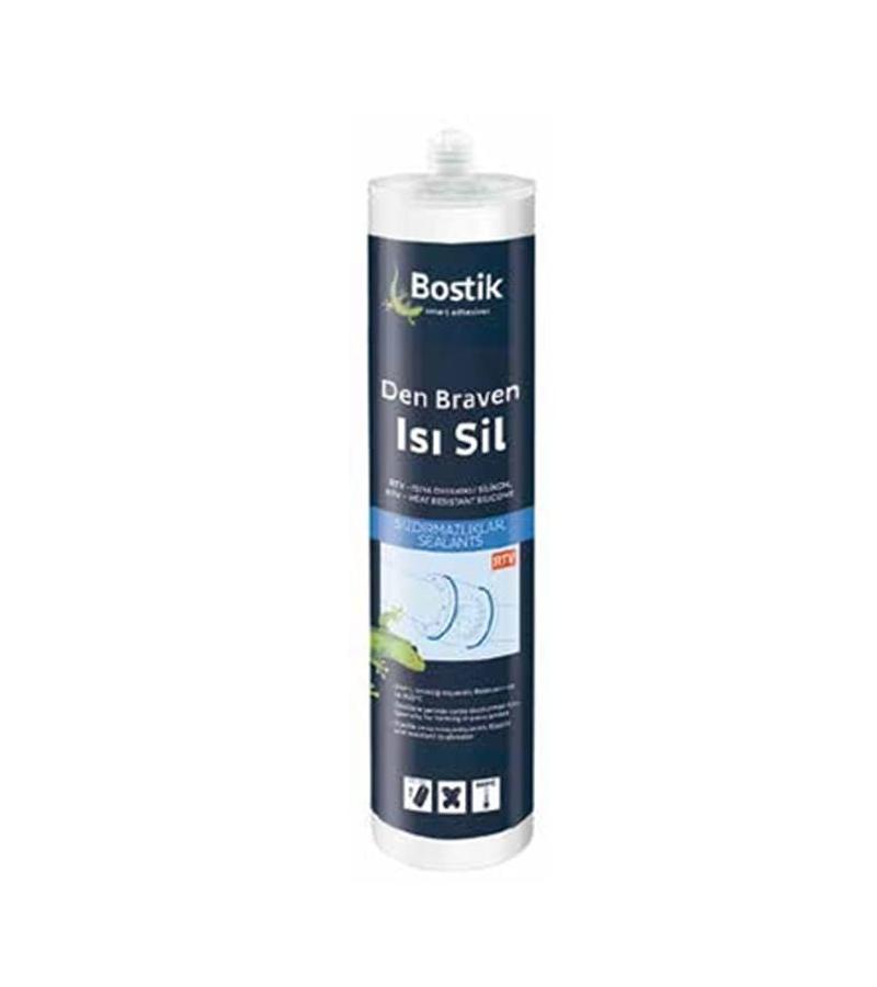 სილიკონი ცეცხლგამძლე Den Braven Isi Sil #8229.22 წითელი 280 მლ BOSTIK — სილიკონი და ჰერმეტკი
