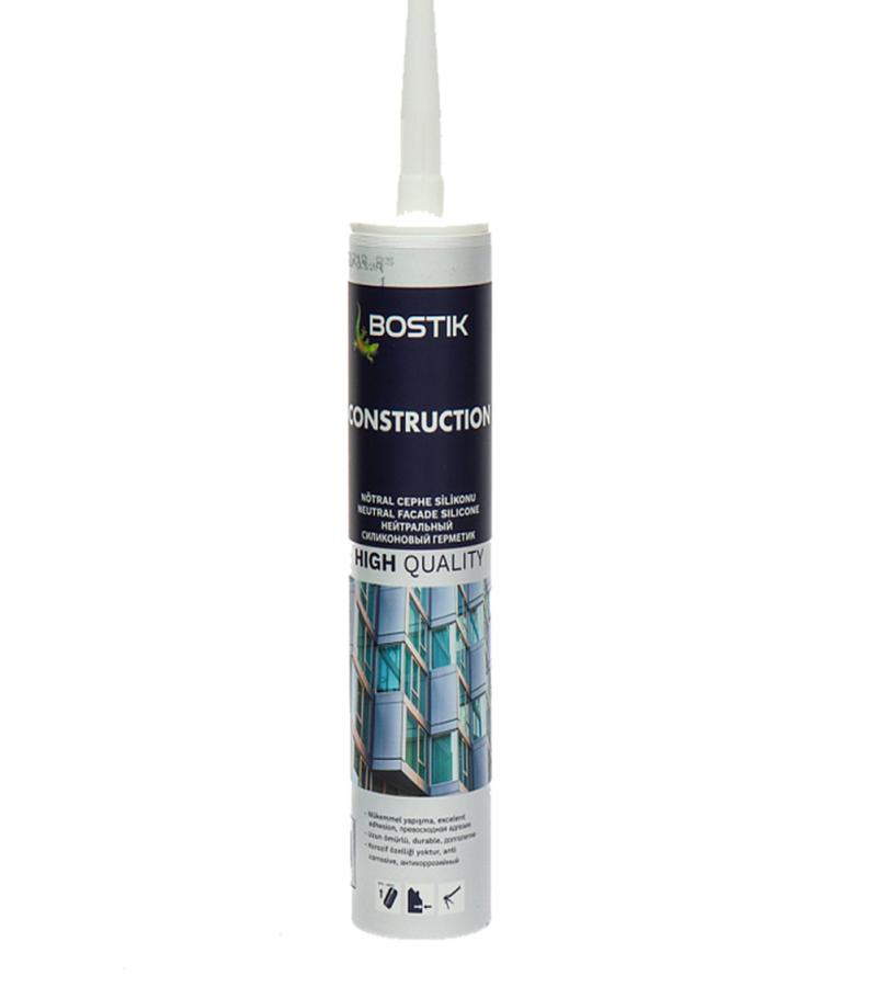 სილიკონი ფასადისთვის Construction #8324.22 თეთრი 300 მლ BOSTIK — სილიკონი და ჰერმეტკი
