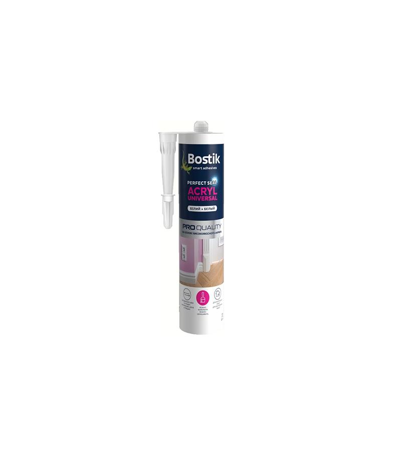 აკრილის მასტიკა Universal Acrylic Sealant შავი 500 გრ  BOSTIK — სილიკონი და ჰერმეტკი