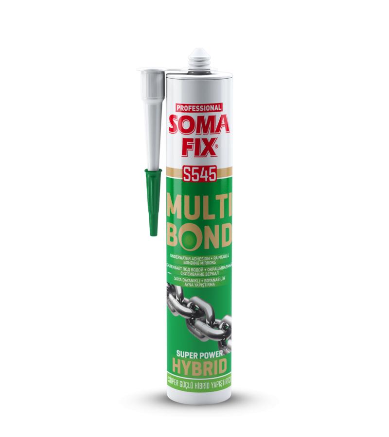 უნივერსალური წებო ჰიბრიდი S545 MULTIBOND SUPER POWER HYBRID ADHESIVE 290 მლ. SomaFix — წებო