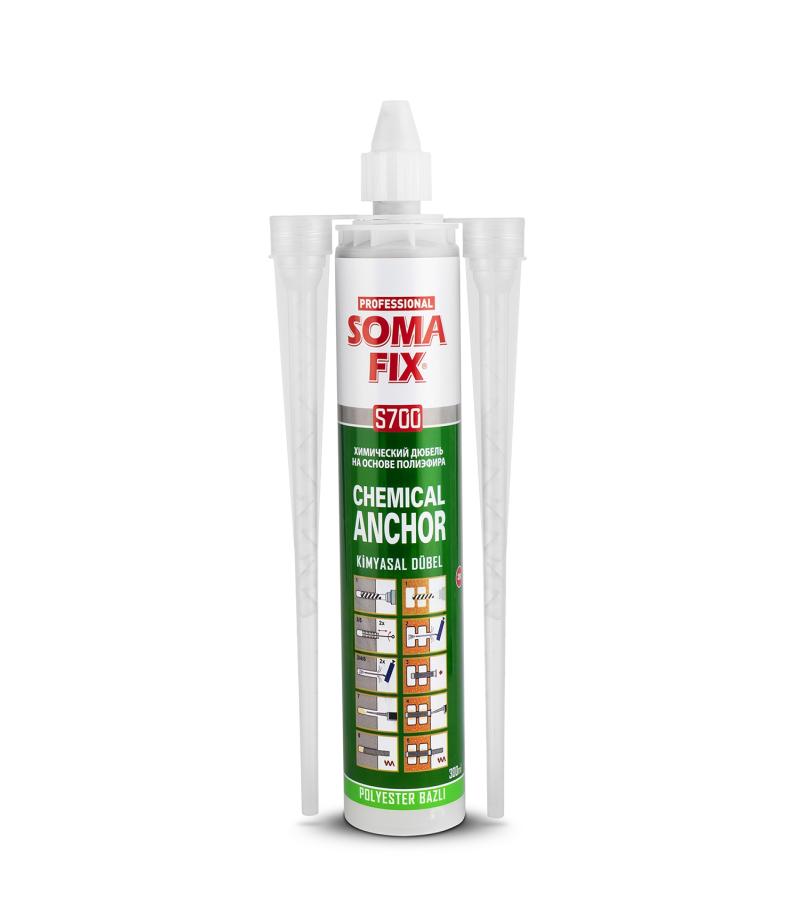 თხევადი ეპოქსიდი S700 Chemical Anchor 345 მლ. SomaFix — წებო