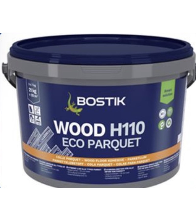 წებო პარკეტისათვის WOOD H110 ECO 21კგ. BOSTIK — წებო