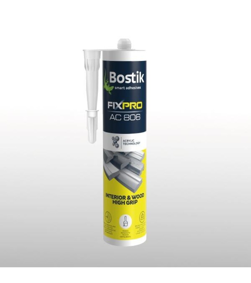 წებო მონტაჟისთვის FIX PRO AC 809 GRIP DECO  თეთრი  500 გრ  BOSTIK — წებო