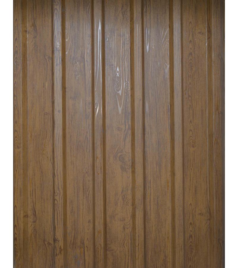 ნაგლინი ტრაპეცია (WOODEN) (0.35*1.25) W — თუნუქის სახურავი