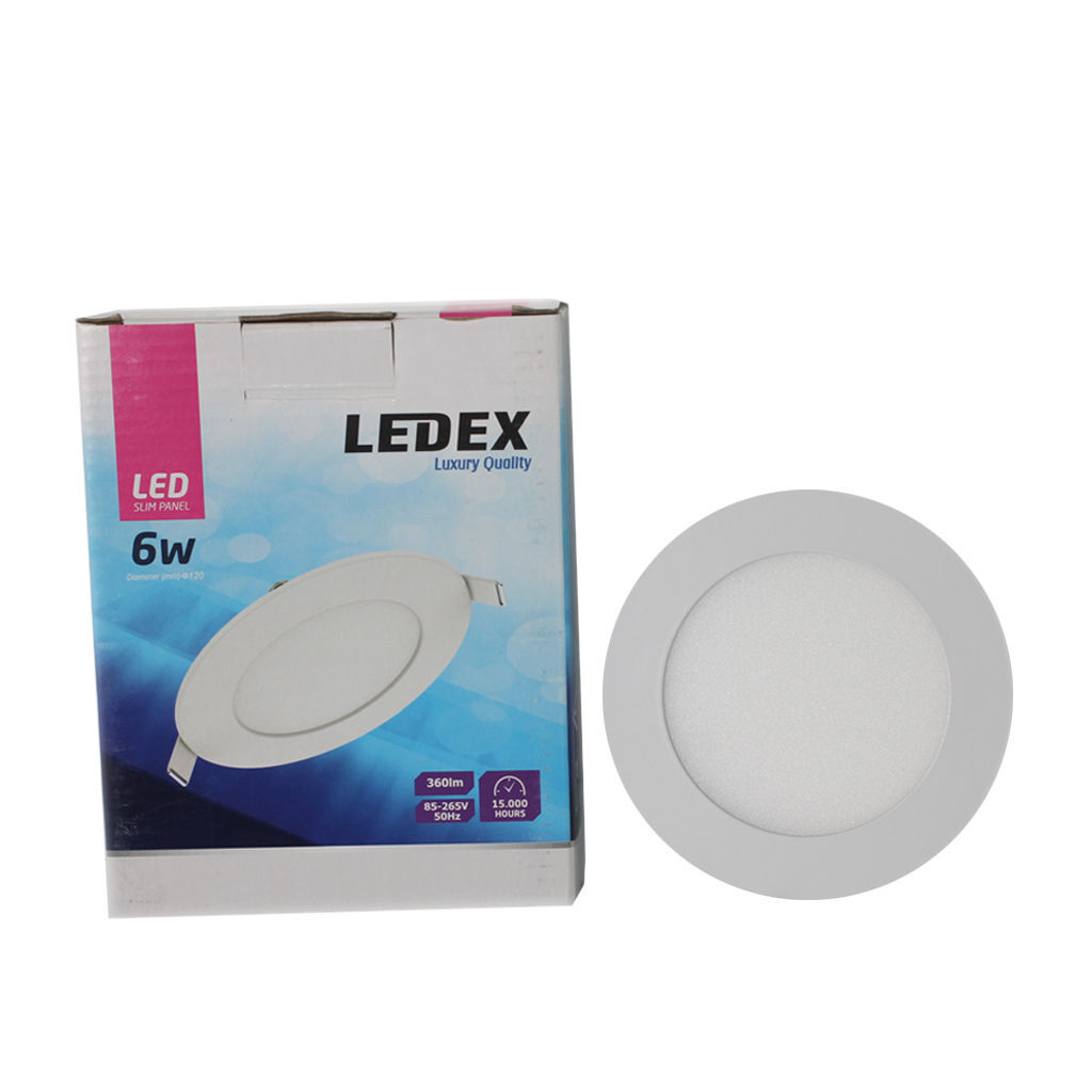 LED პანელური სანათი მრგვალი 6w 4000K LINUS — LED განათება