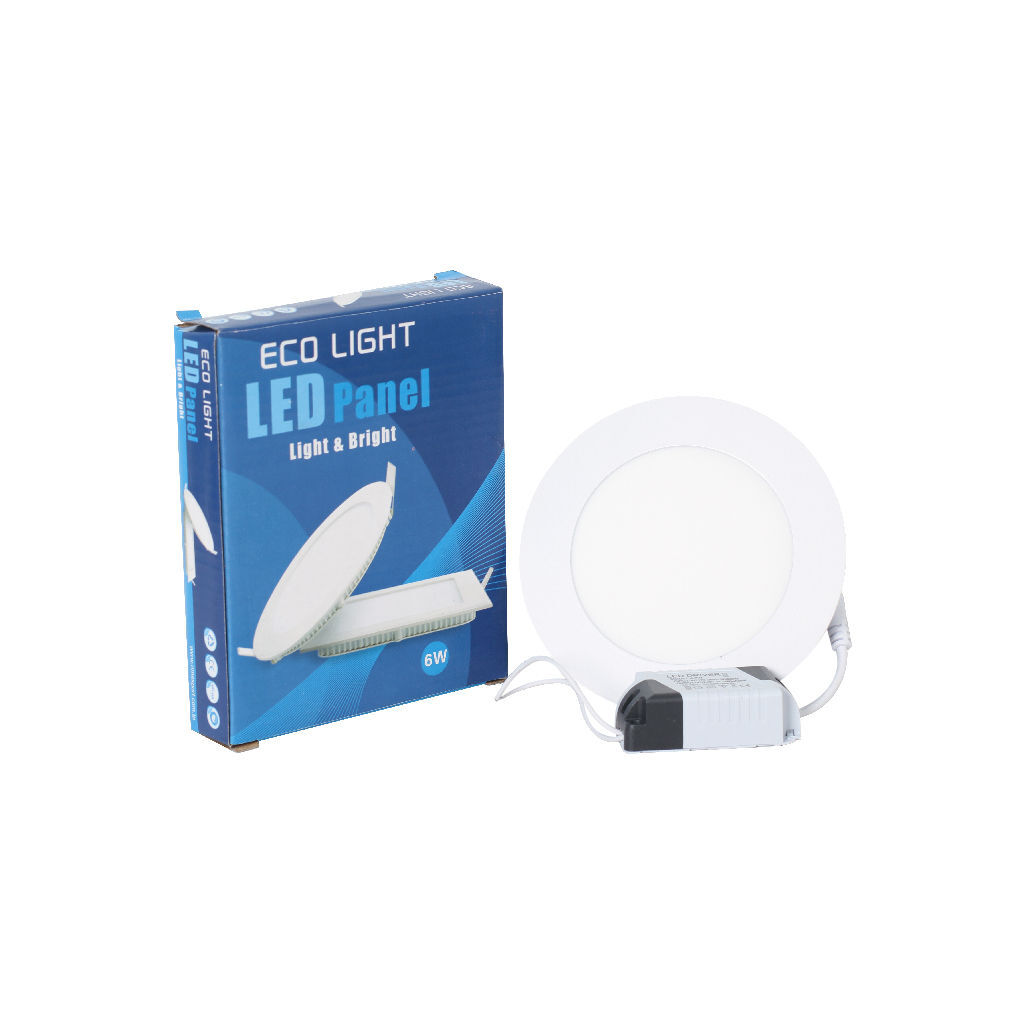 LED პანელური სანათი  ჭერის მრგვალი 24 ვატი 7000კ მოძეავი ფეხებით — LED განათება