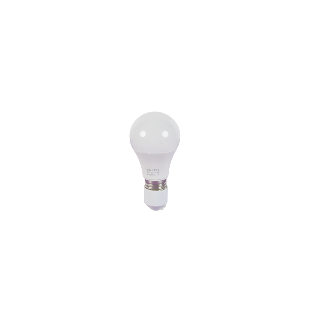LED ნათურა 3000K (1018-8-7W-A60) — ნათურა და ვაზნა