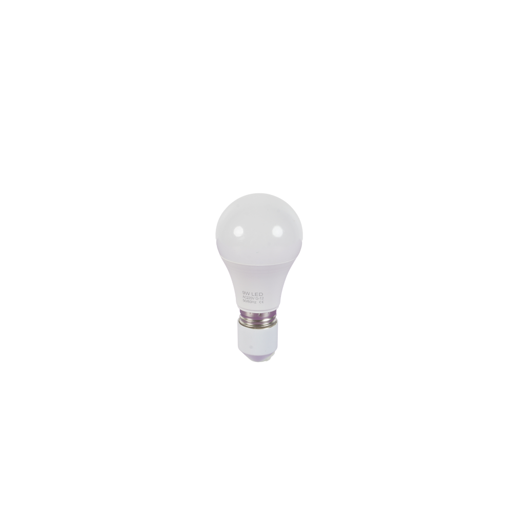 LED ნათურა 3000K (1018-9-9W-A60) — ნათურა და ვაზნა