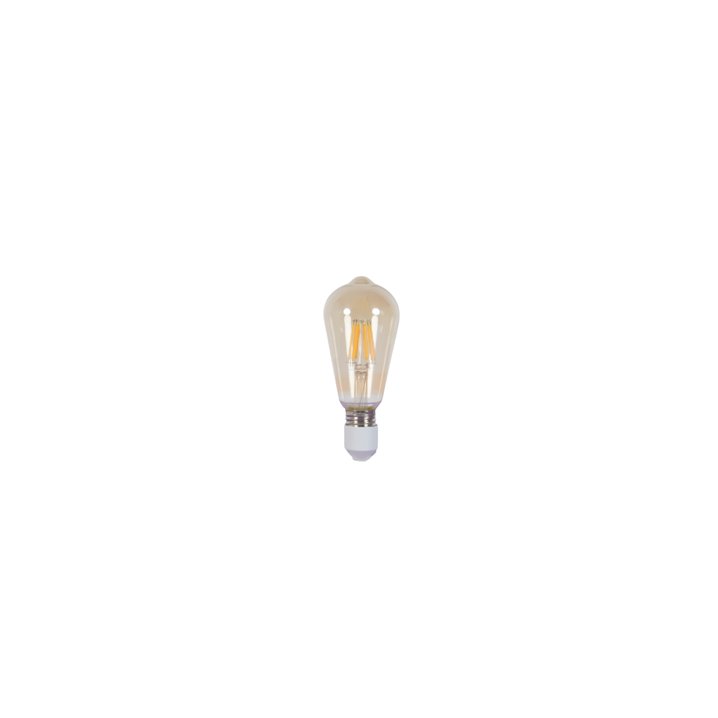 LED ნათურა 3000k (1018-22-ST64-Amber-8W) — ნათურა და ვაზნა