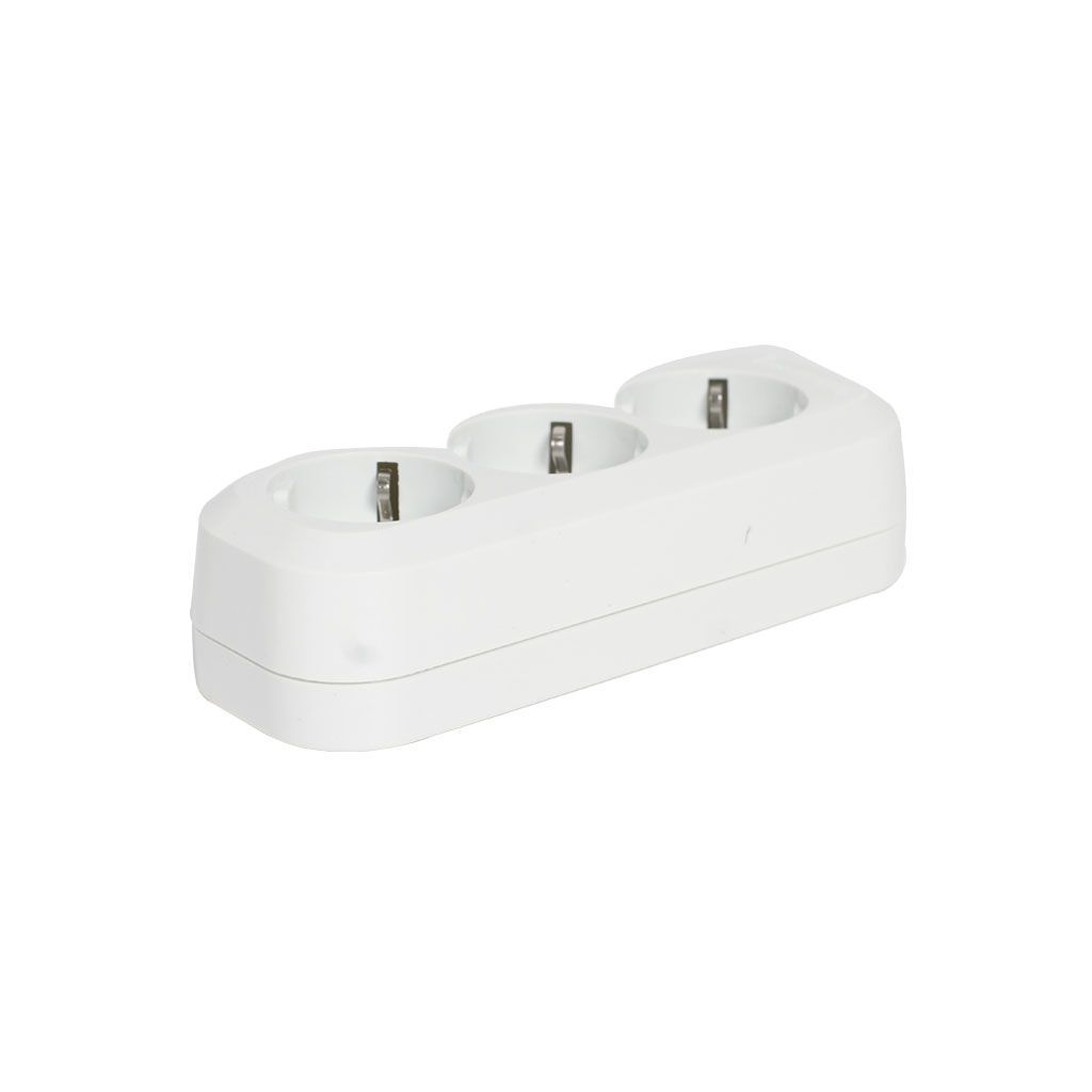 როზეტი თეთრი 3-იანი16ა TDM SQ1806-0013 — როზეტები და ჩამრთველები