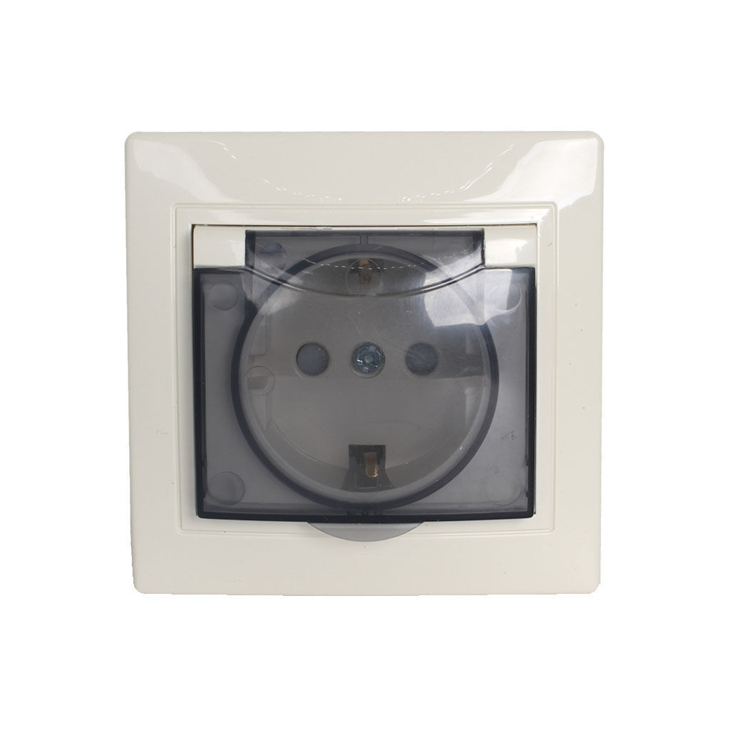 როზეტი 16 ა დამცავით TDM SQ1814-0119 — როზეტები და ჩამრთველები