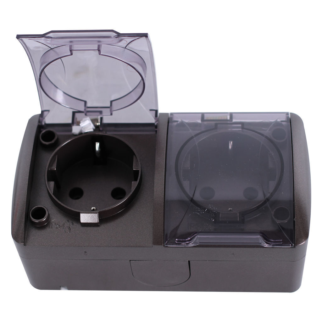 როზეტი გარე დაყენების 16ა TDM Q1818-0209 — როზეტები და ჩამრთველები