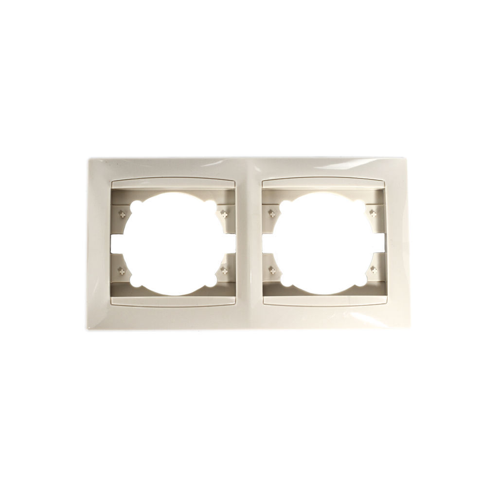 ჰორიზონტალური ჩარჩო 2-იანი TDM SQ1815-0130 — როზეტები და ჩამრთველები