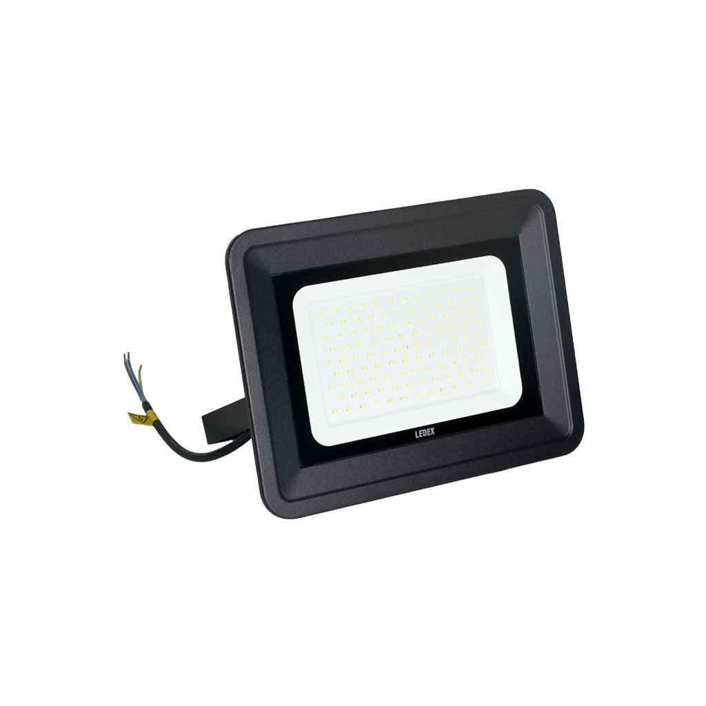 LED პროჟექტორი შავი 100ვტ 6500კ LEDEX IP65 — პროჟექტორი
