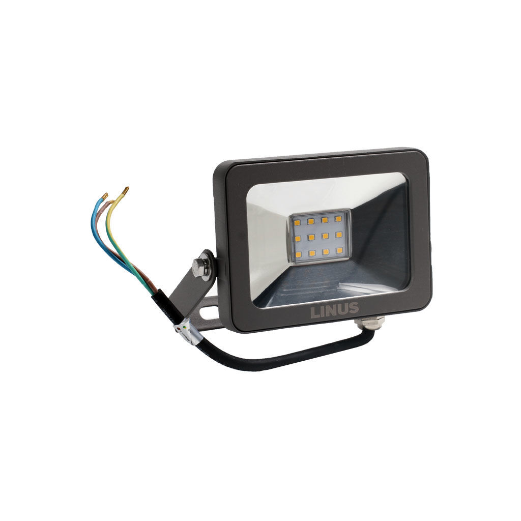 LED პროჟექტორი 10ვ 3000კ LINUS IP65 premium — პროჟექტორი