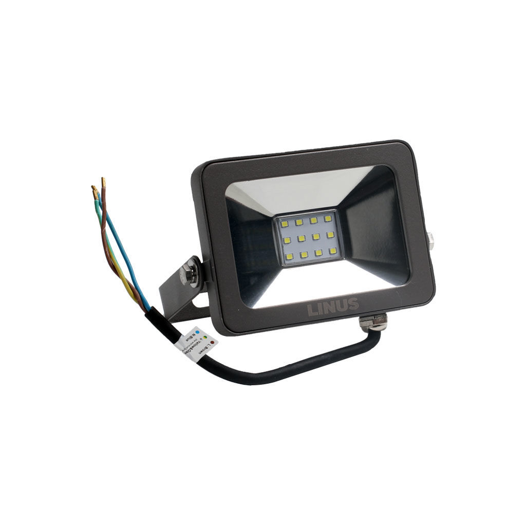 LED პროჟექტორი 10ვ 6500კ LINUS IP65 premium — პროჟექტორი