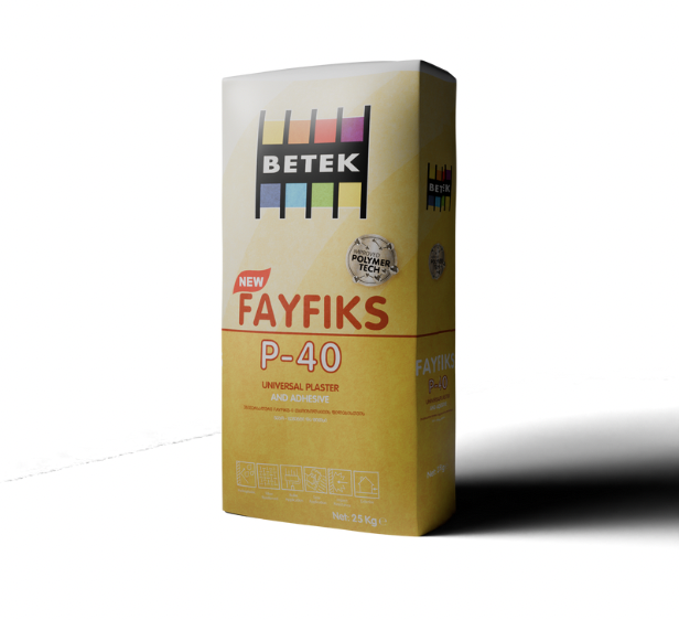 Betek Fayfiks P-40 25კგ — წებოცემენტი