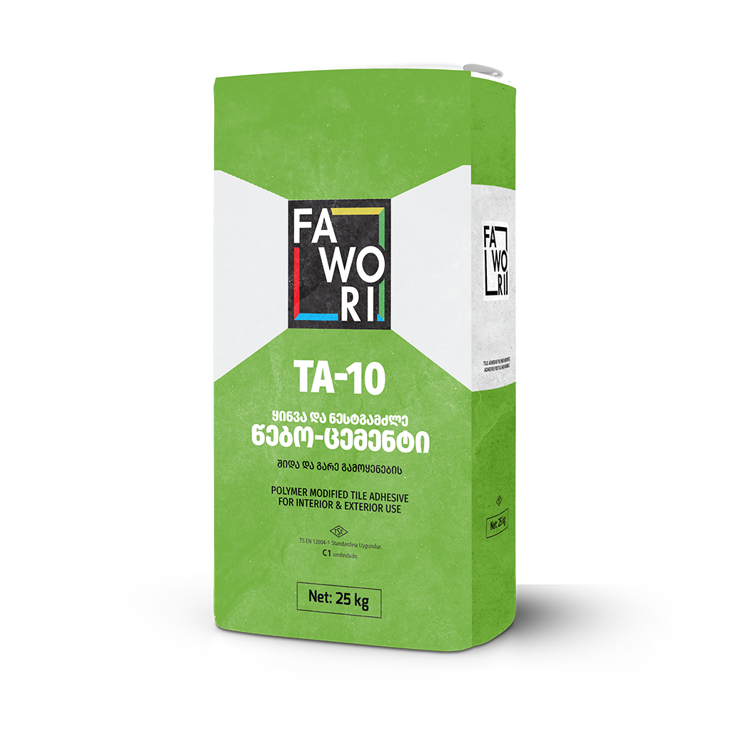 Fawori TA-10 Fayfiks 25კგ — წებოცემენტი
