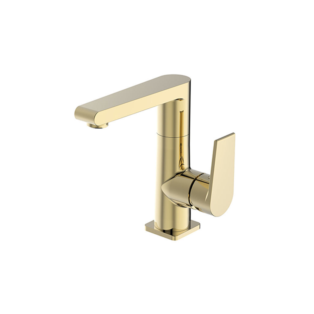 შემრევი ონკანი ხელსაბანისთვის BIEN PRUVA BASIN MIXER GOLD (BL11067322) — არგოს ონკანი