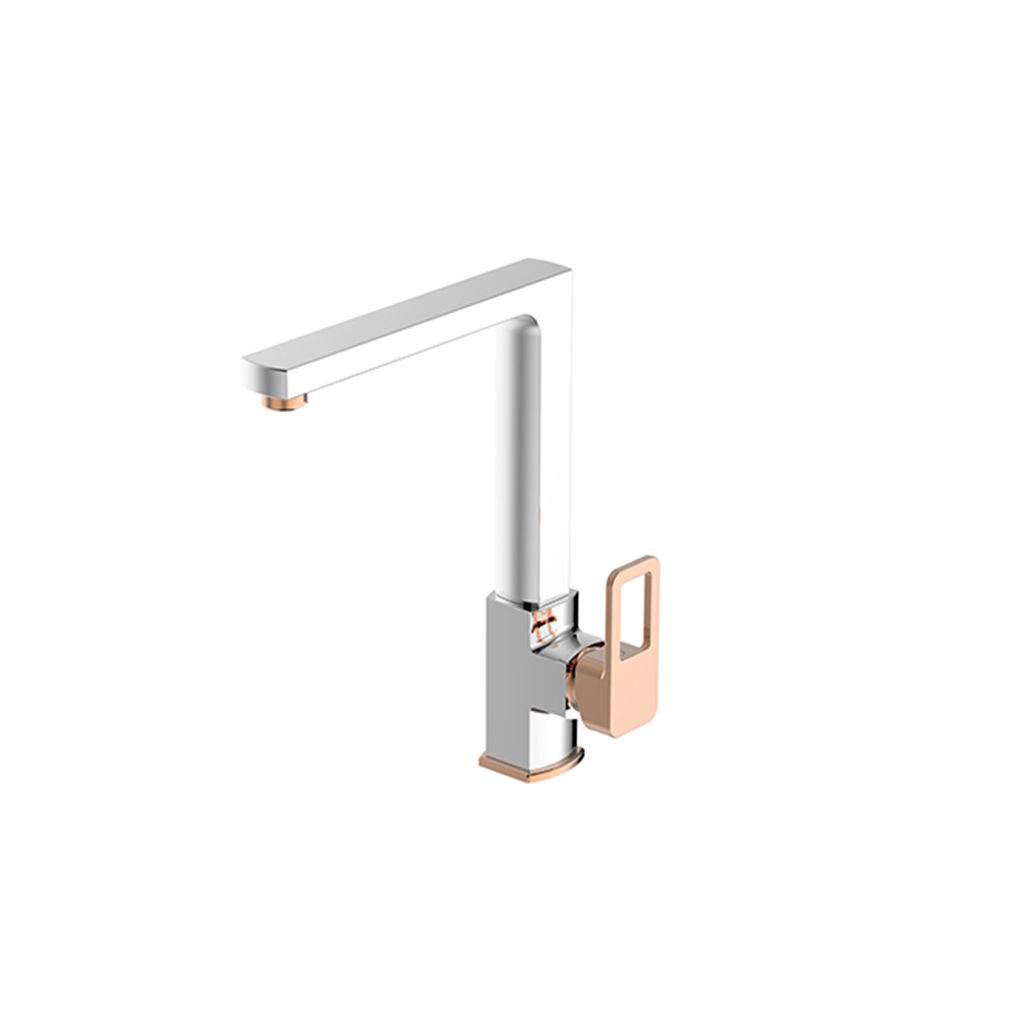 შემრევი ონკანი სამზარეულოსთვის KITCHEN MIXER CHROME- ROSE GOLD (BE11065403) BIEN — არგოს ონკანი