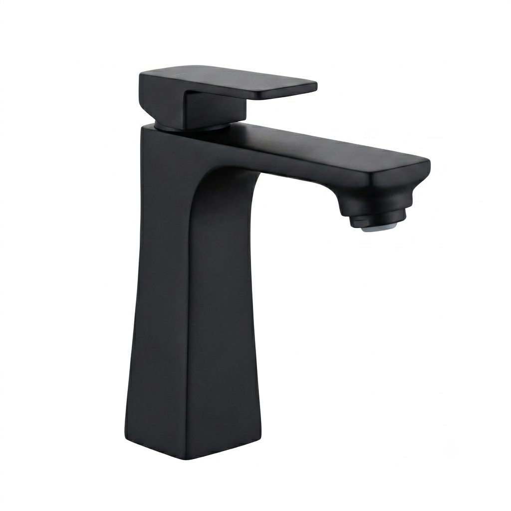 შემრევი ონკანი ხელსაბანისთვის Bien Dante Basin Mixer Matt Black (BL11070505) — არგოს ონკანი