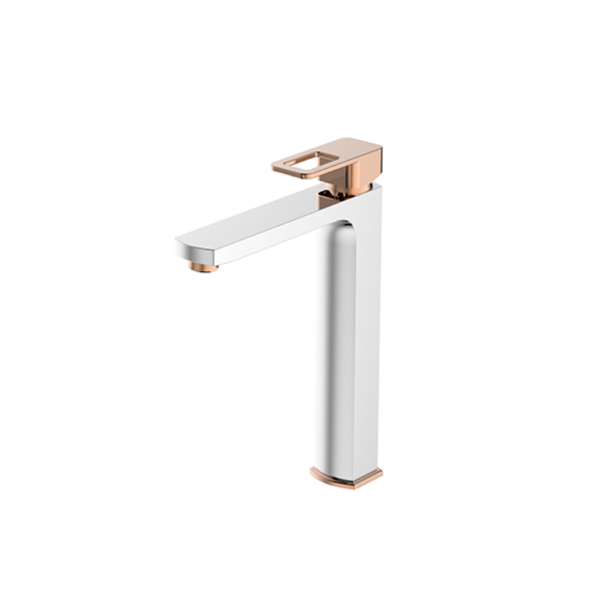 შემრევი ონკანი ხელსაბანისთვის BASIN MIXER CHROME- ROSE GOLD (BL21065404) — არგოს ონკანი