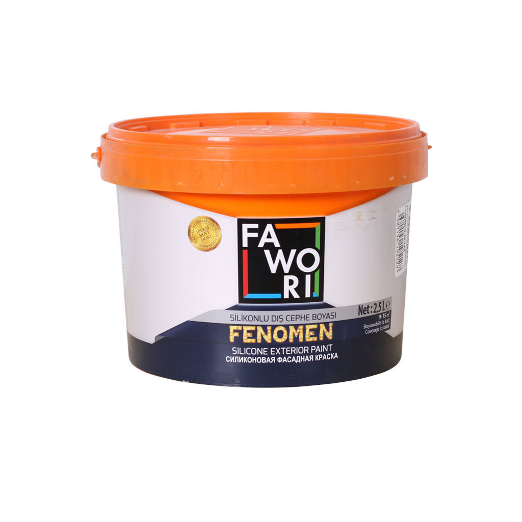 2,5ლ საღებავი თეთრი FWR SİL.DC FENOMEN BEYAZ 2.5LT — ექსტერიერის საღებავი