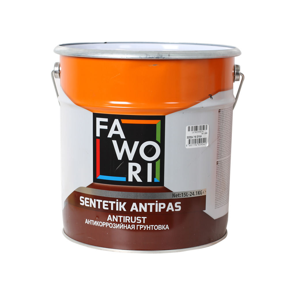 2.5 ლ ანტიკოროზიული საღებავი FAW.SYN. ANTIPASS KIRLY BEYAZ 0.75LT — ანტიკოროზიული საღებავი