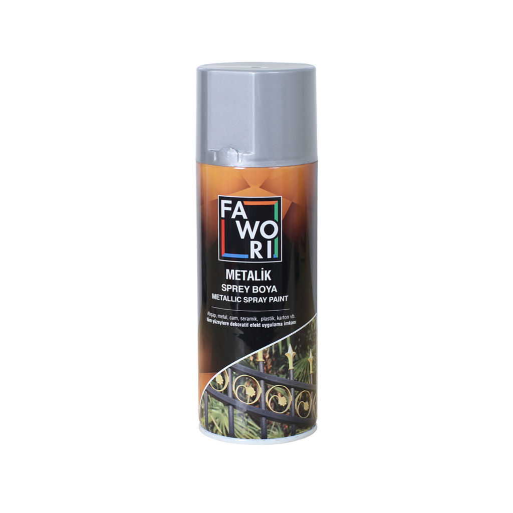 სპრეი ალუმინისფერი FAWORI SPECIAL SPRAY 9006 400ML — სპრეი საღებავი