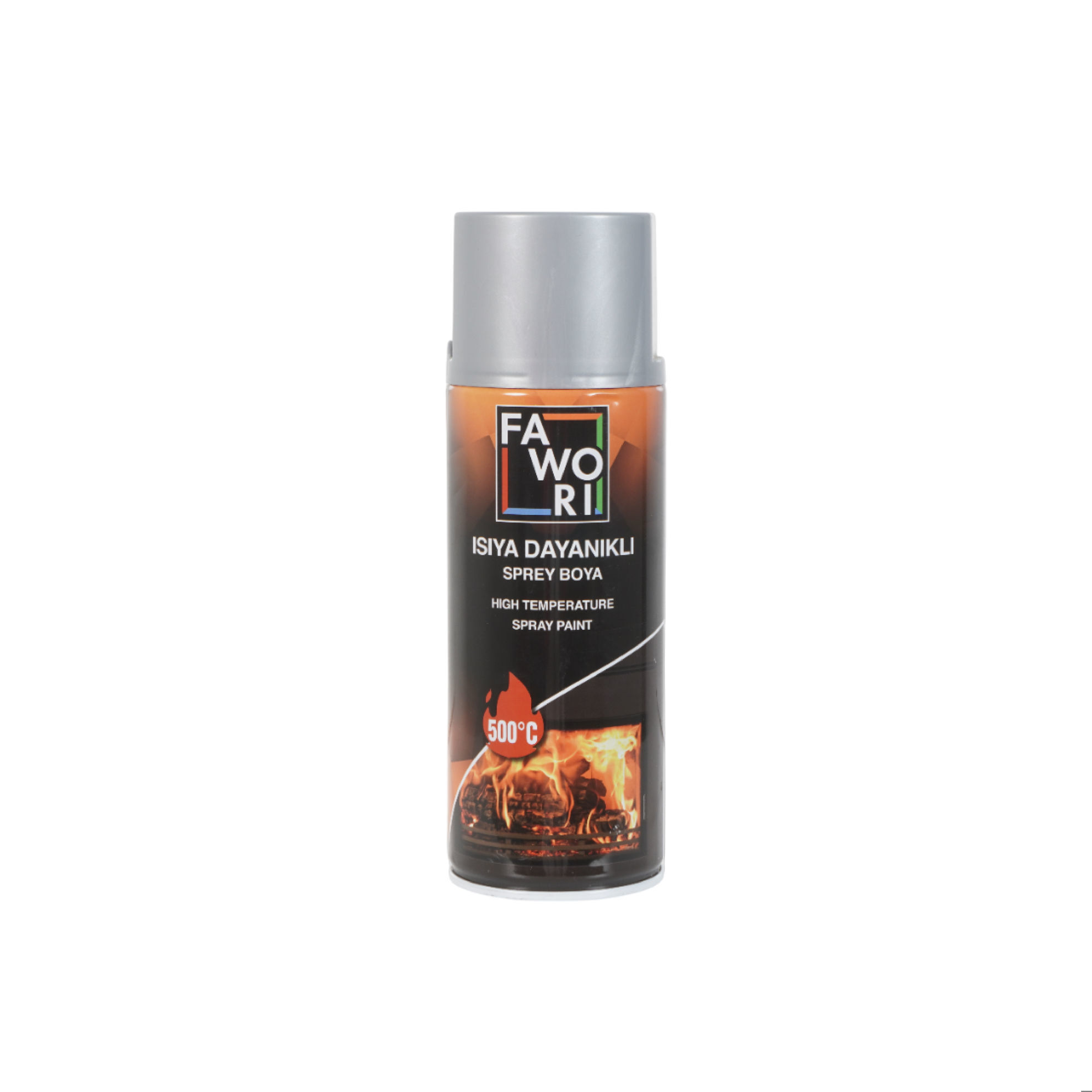 ცეცხლგამძლე სპრეი ვერცხლისფერი ISIYA DAY.SPREY BOYA ALÜMİNYUM 400ML FAWORI — სპრეი საღებავი