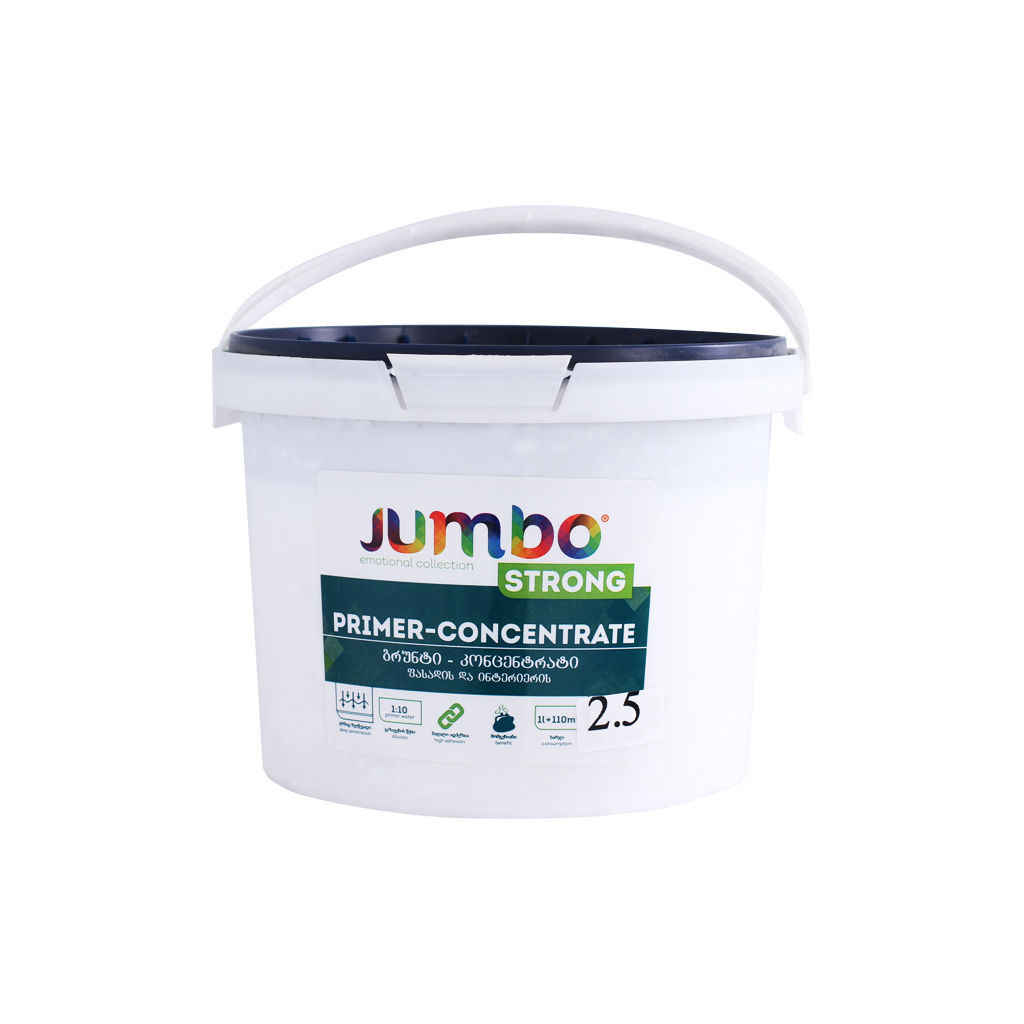 2.5ლ სამღებრო გრუნტ კონცენტრატი 1:10 JUMBO — გრუნტი