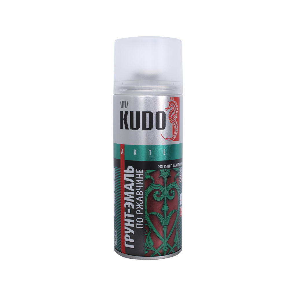 სპრეი გრუნტი ანტიკოროზიული ცისფერი 0.52 ლ KUDO RAL 5015 — სპრეი საღებავი