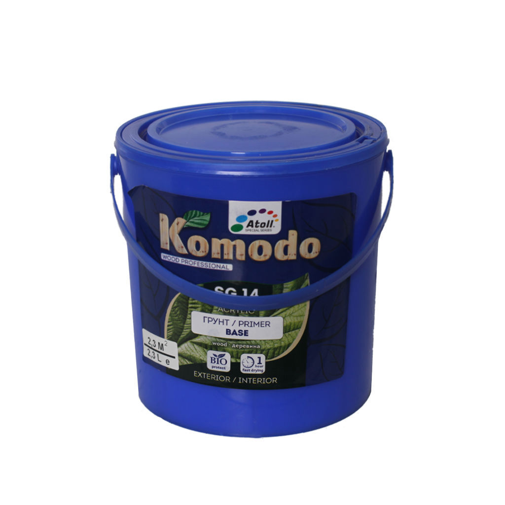 2.3ლ საგრუნტავი ხის KOMODO SG-15 — ხის საფარი