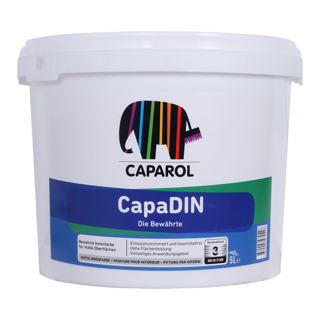 5 ლ ინტერიერის საღებავი CAPAROL Capadin — ინტერიერის საღებავი