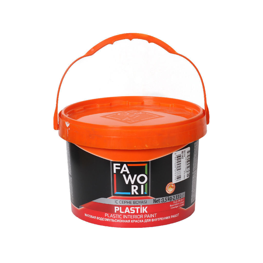 საღებავი თეთრი 10კგ FW.PLASTIC PAINT — ინტერიერის საღებავი