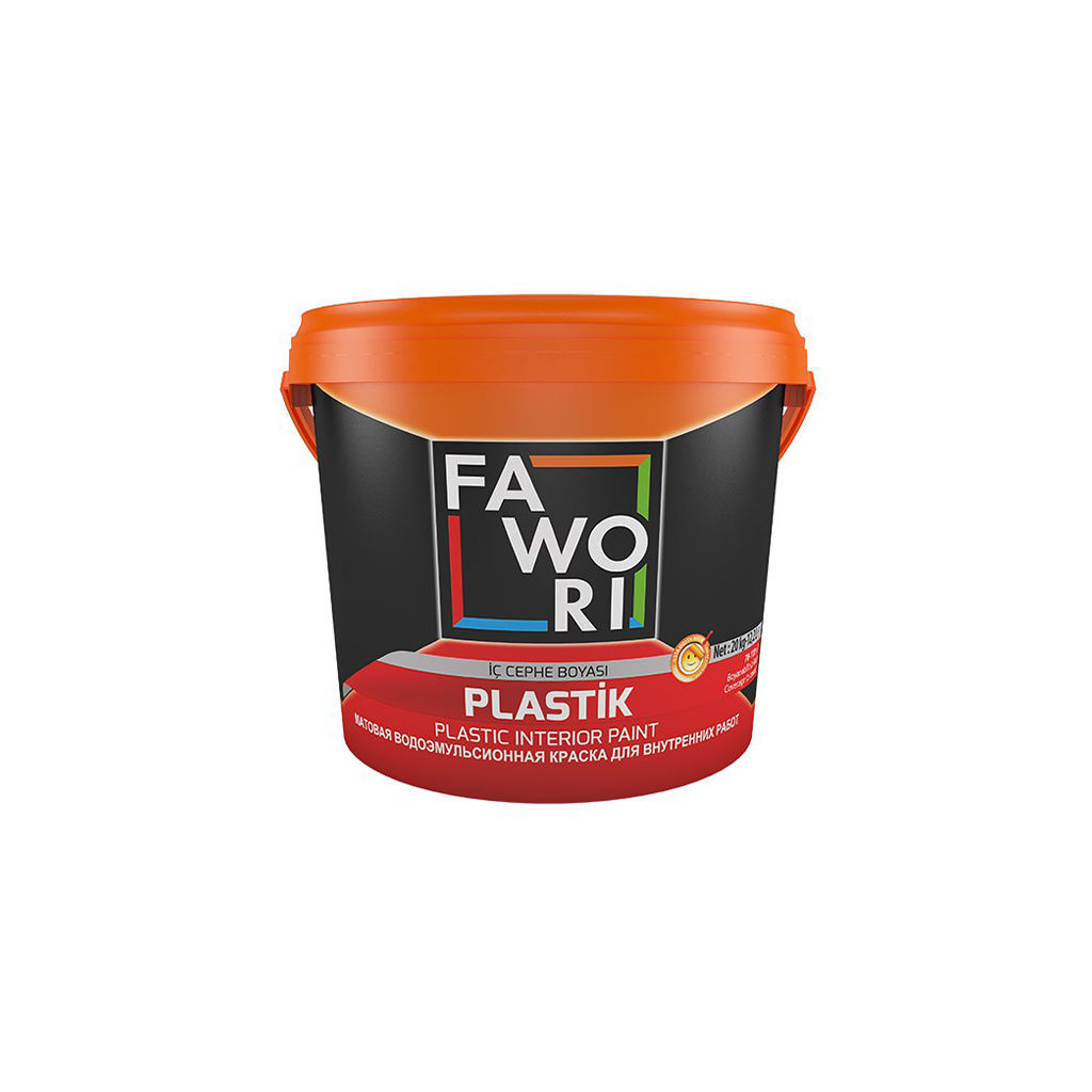 საღებავი თეთრი 20კგ FW.PLASTIC PAINT — ინტერიერის საღებავი