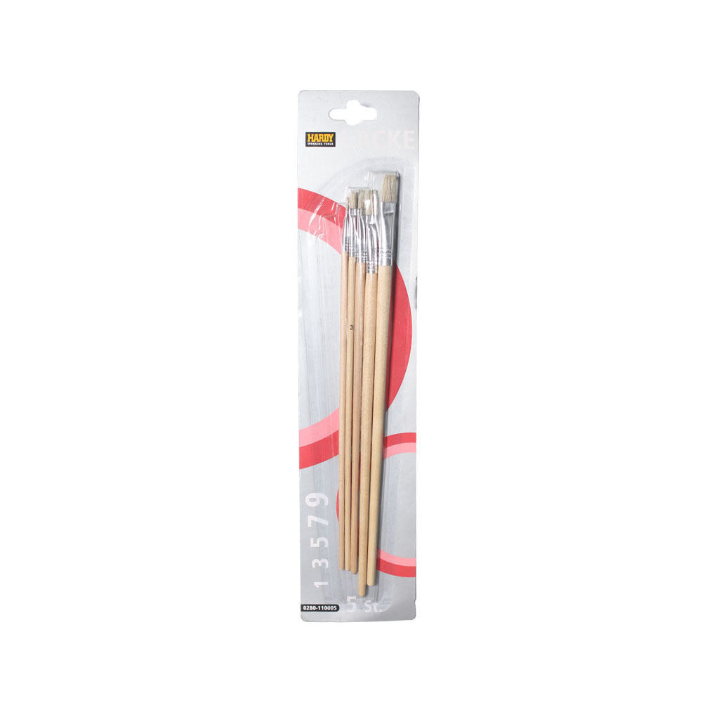 ფუნჯების ნაკრები 5 ც HARDY 0280-110005 — სამღებრო ხელსაწყოები