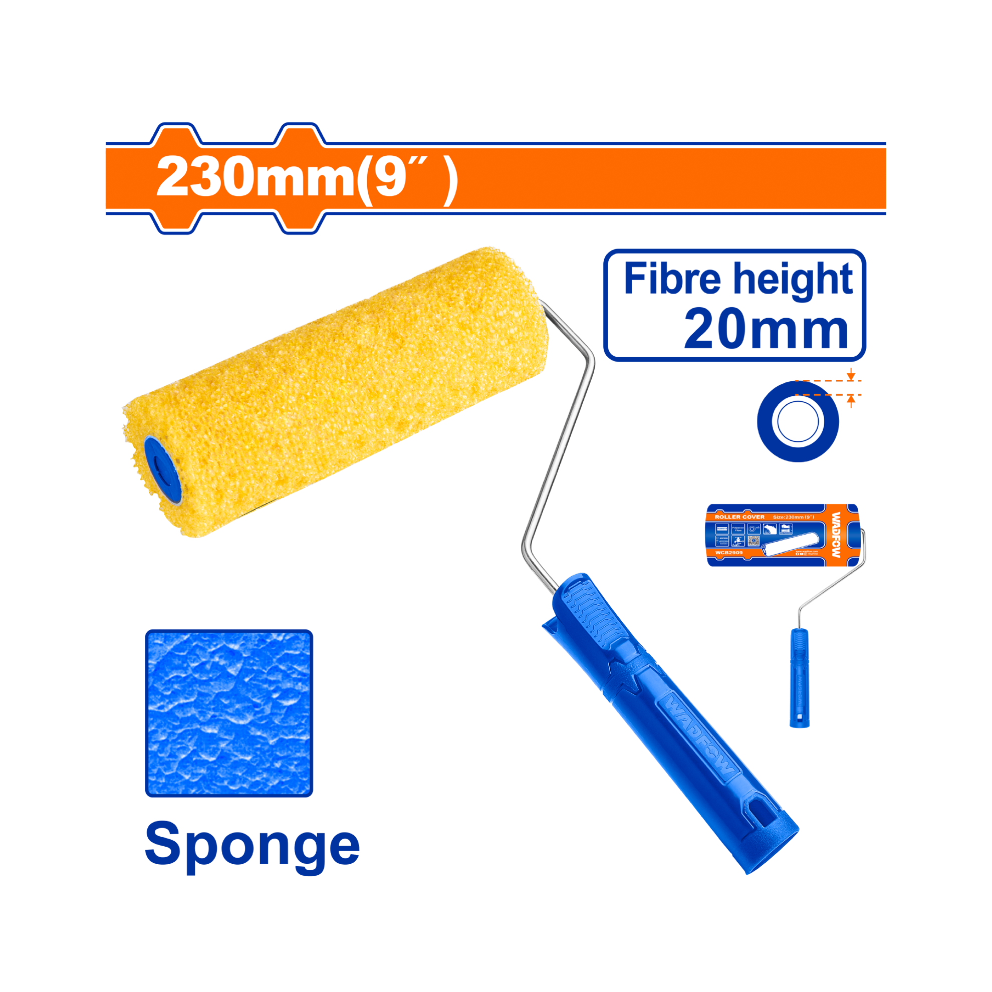 ლილვაკი ღრუბლის 230MM (WCB5902) WADFOW — სამღებრო ხელსაწყოები