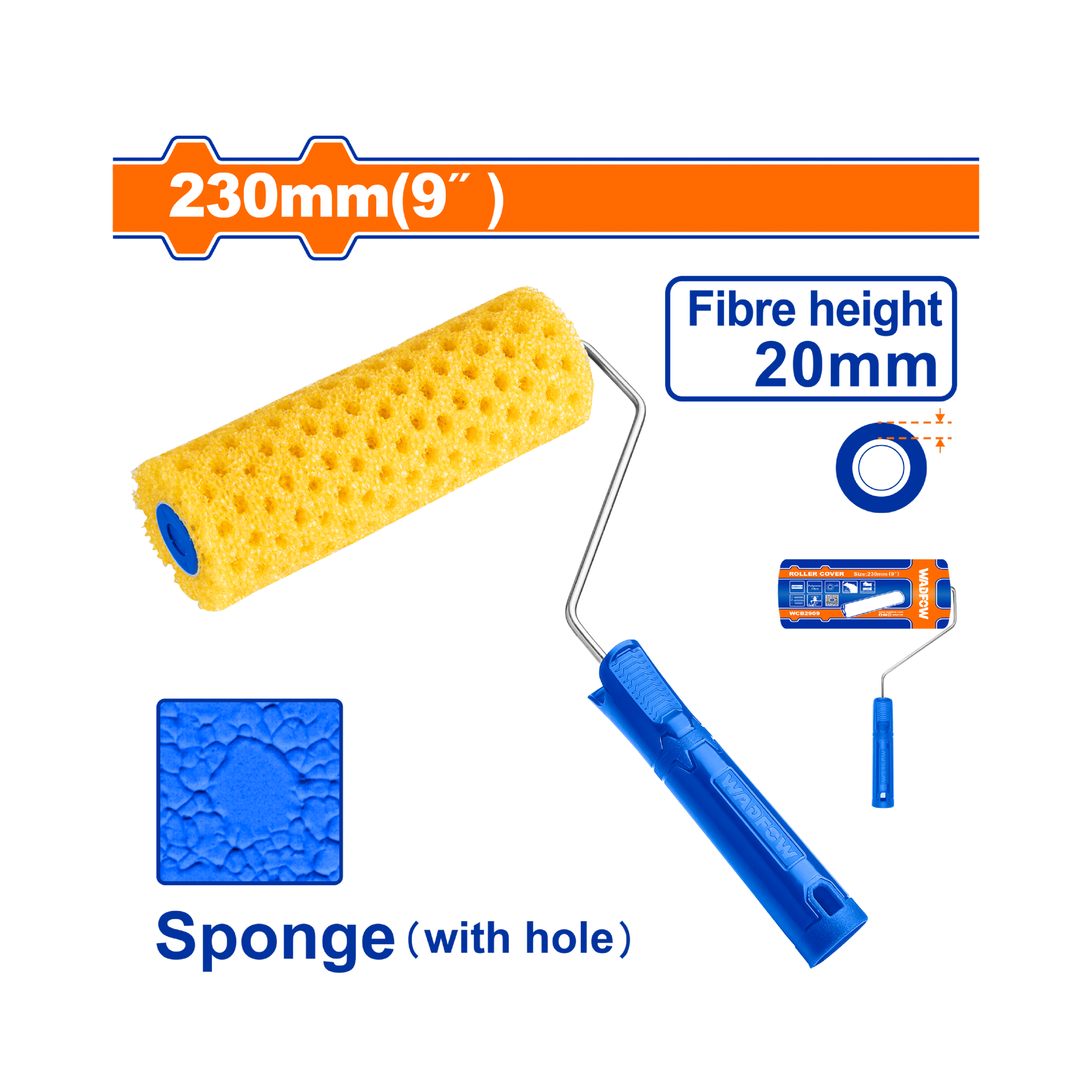 ლილვაკი ღრუბლის 230MM (WCB5901) WADFOW — სამღებრო ხელსაწყოები