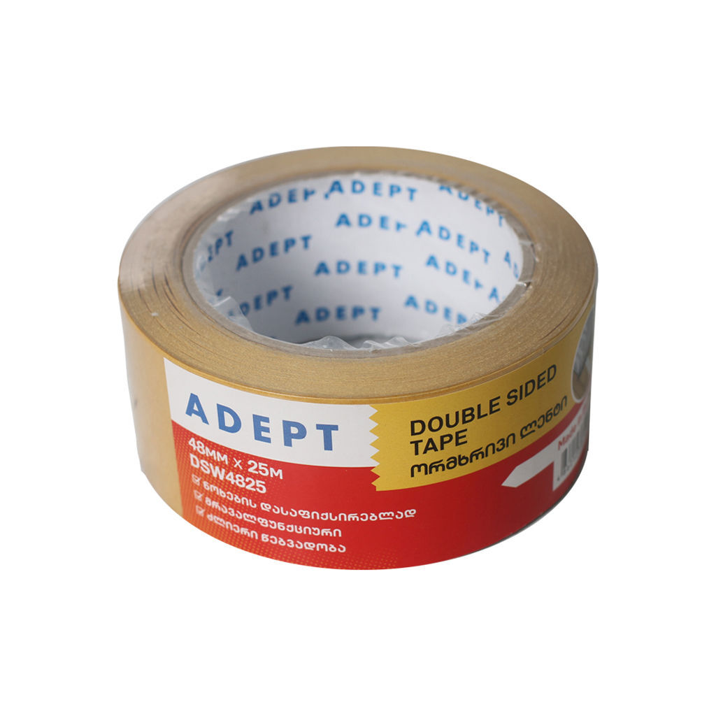 ორმხრივი პოლიპროპილენის ლენტი 0.048X25 მ KIP DSW4825 — სამღებრო ხელსაწყოები